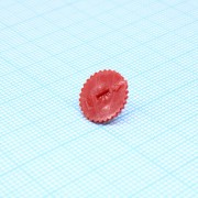 Ручка для подстроечного резистора (колесо) CA9 красная 11,5мм