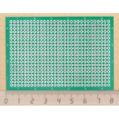 Макетная плата (30) 56х82мм односторонняя