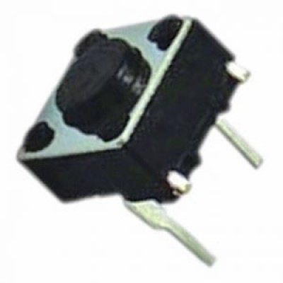 Кнопка тактовая №37 6х6мм ручка 4.3мм (2pin)