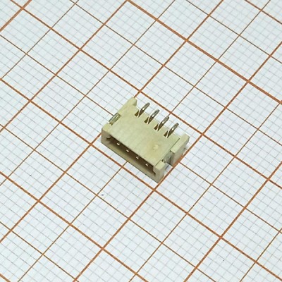 ZH1.5-4 (1.5mm) вилка на плату