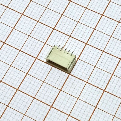 A100-05R SMD (1mm) штекер на плату угловой