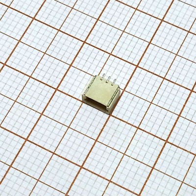 A100-03R SMD (1mm) штекер на плату угловой