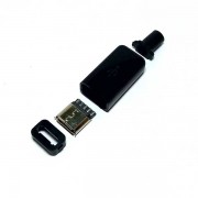 Гнездо micro USB 5pin кабельное