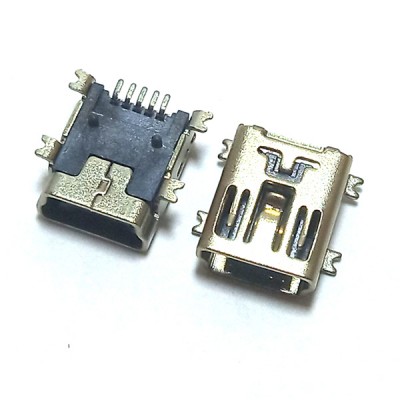 Гнездо mini USB MU-005-08 5pin под пайку