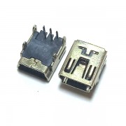 Гнездо mini USB MU-005-10 5pin под пайку-mnUF2