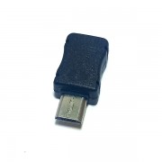 Штекер micro USB 5pin в корпусе (короткие выводы)