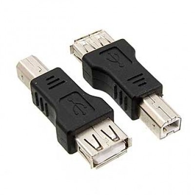Переходник USB A(F)-B(M) (usb-a гнездо/ usb-b штекер)