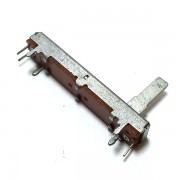Резистор движковый 45x9x6мм В100к ручка 15мм