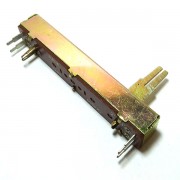 Резистор движковый 73.2x12x11мм A50к 8pin ручка 21мм