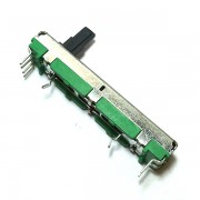 Резистор движковый 45.0x9.0x7.мм B50к стерео