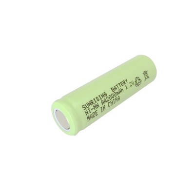 Аккумулятор AA 2000mAh Ni-Mh 1.2V плоский контакт