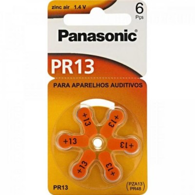 Элемент питания для слухового аппарата PANASONIC 1,4V PR13 (PR48) HEP/6DC (цена за 1шт)