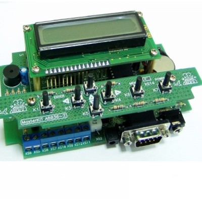 KIT NM8036 4-х канальный микропроцессорный таймер, термостат, часы - набор для пайки