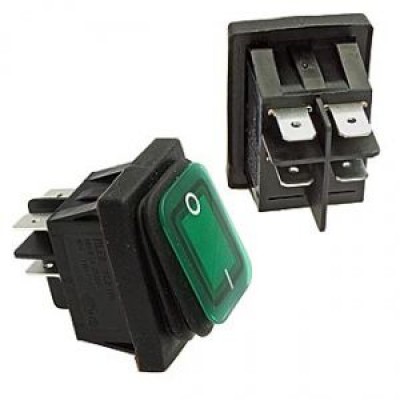 Переключатель SB092-12V IP65 on-off 22x30mm