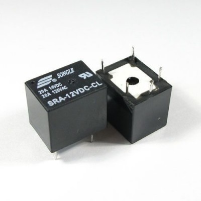 SRA-12VDC-CL 12VDC 20A 1 группа на переключение