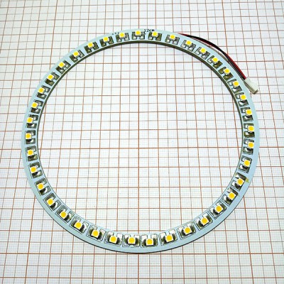 Ангельские глазки 3528 белые 2800-3500k 39 светодиодов d12cm 12V