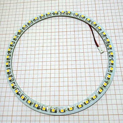 Ангельские глазки 3528 белые 2800-3500k 42 светодиода d13cm 12V