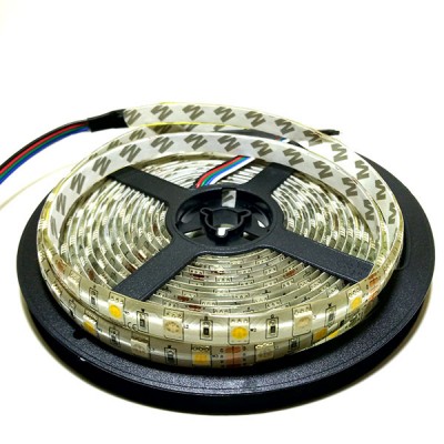 Светодиодная лента 5050 60led/m IP65 12V 12W/m 12mm RGBW (белый холодный) (1м)