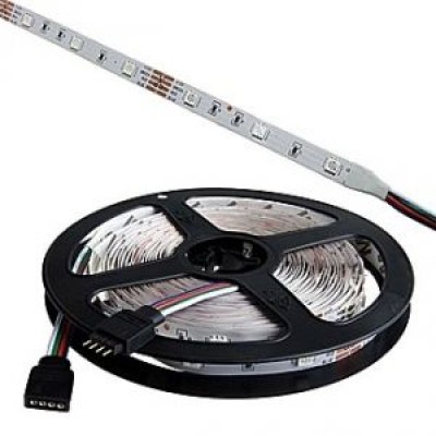 Светодиодная лента 5050 30led/m IP33 12V 7.2W/m RGB (1м)