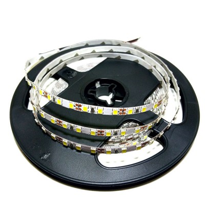 Светодиодная лента 3528 120led/m IP20 12V 12W/m 5mm белая теплая (1м)