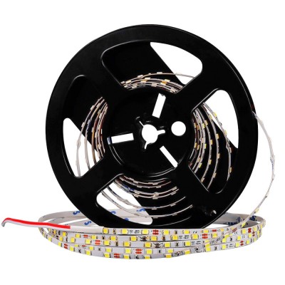 Светодиодная лента 3528 120led/m IP20 12V 7.36W/m 4mm белая холодная (1м)