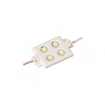 Светодиодный модуль 5050 4LED 12V 1.065W IP65 синий