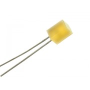 Светодиод 5x5x5мм желтый матовый