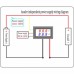 Прибор цифровой: 0-100V 0-10A красный с шунтом