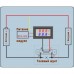 Прибор цифровой: 0-100V 0-50A синий + шунт